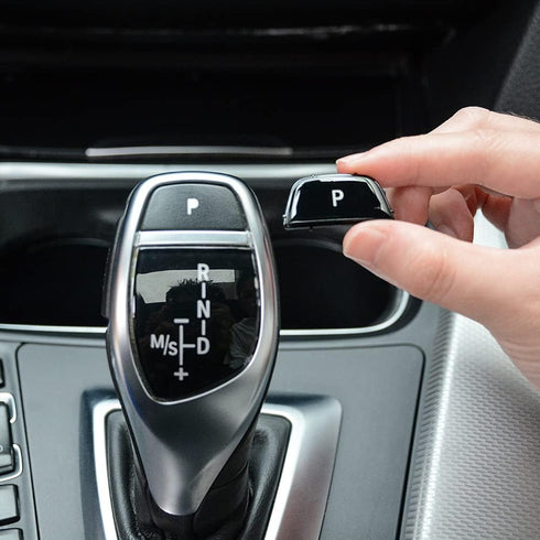 Gear Shift P Button for BMW F30 F34 F31, Gear Shift Knob Lever Parking Button for BMW 3 Series (Piano Black)...