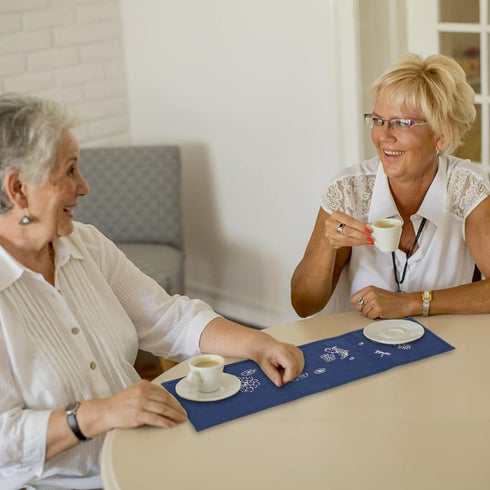 FREEBLOSS Sashiko Tea Mat Sashiko Kit with Full Sashiko Supplies Sashiko Thread and Needles Hand Sewing Kit for Adults Beginners Instructions Incl...