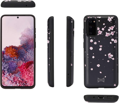 TORU CX PRO Case for Galaxy S20, with Card Holder | Slim Protective Cover with Hidden Credit Cards Wallet Flip Slot Compartment Kickstand | Includ...