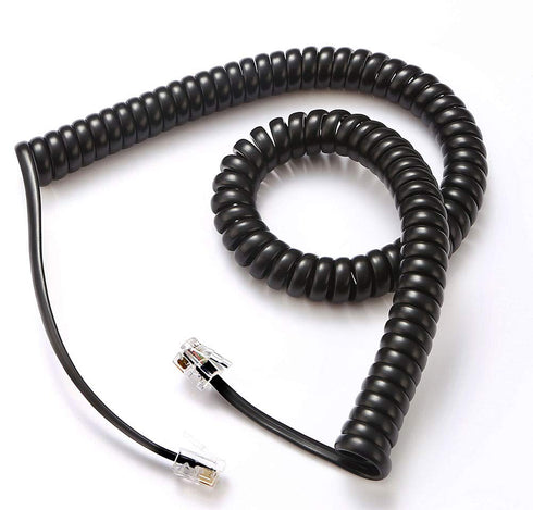 Black 2 Pack Universally Compatible Phone Cord...