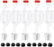 Zazolyne 5ct. S - Shape Airlock with # 6 Stopper 5pcs & Grommets 10pcs,Bubble Fermentation Airlock for Brewing Wine Making Sauerkraut Kimchi (Impr...