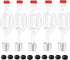 Zazolyne 5ct. S - Shape Airlock with # 6 Stopper 5pcs & Grommets 10pcs,Bubble Fermentation Airlock for Brewing Wine Making Sauerkraut Kimchi (Impr...