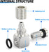 TAILONZ PNEUMATIC 4MM Tube OD x M4 Thread Elbow Miniature Quick Release Couplings Locking Pneumatic Fittings PL4-M4 (Pack of 10)...