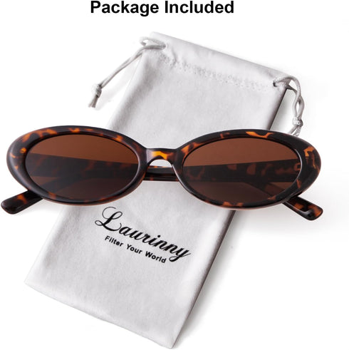 90s Sunglasses for Women Men Retro Oval Sunglasses Glasses...