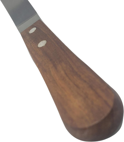 Professional Cake Decorating Tools - Stainless Steel 6.5" Offset Cake Spatula - Icing Spatulas with Wood Handle (6.5 inch)...