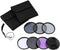 Andoer 55mm UV+CPL+FLD+ND(ND2 ND4 ND8) Filter Kit Ultraviolet Circular-Polarizing Fluorescent Neutral Density Filter for Nikon Canon Sony Pentax D...