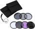 Andoer 55mm UV+CPL+FLD+ND(ND2 ND4 ND8) Filter Kit Ultraviolet Circular-Polarizing Fluorescent Neutral Density Filter for Nikon Canon Sony Pentax D...