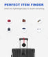 Key Finder,Item Finder Works with Apple Find My (iOS only), Smart Bluetooth Tracker for Suitcase, Bags, Wallets,Pets and More. Replaceable Battery...