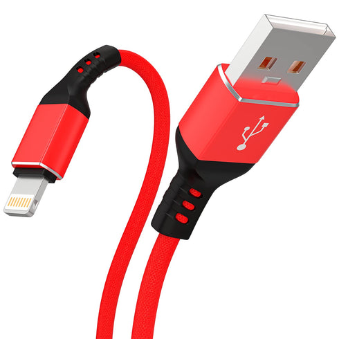iPhone Charger Cable, Apple MFi Certified 2 Pack 6 FT Red Long Lightning Fast Charging High Speed Data Sync USB Cable Compatible iPhone 14 13 12 1...
