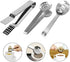 4 Pcs Stainless Steel Tea Bag Tongs Teabag Squeezer Strainer Holder Grip Metal Spoon Mini Sugar Clip Kitchen Bar Tools...