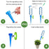 ARTEM Plant Waterer Self Watering Spikes System Automatic Vacation Drip Irrigation Watering Devices with Slow Release Control Valve Switch for Gar...