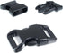 Craft County 100 or 200 Piece 3/8 Inch Contoured Side Release Plastic Buckles (Solid Mix, 100 Pack)...