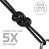 UliX Rider Wired Earbuds in-Ear Headphones, Earphones with Microphone, 5 Years Warranty, with Anti-Tangle Cable, Ear Buds for iPhone, iPad, Samsun...