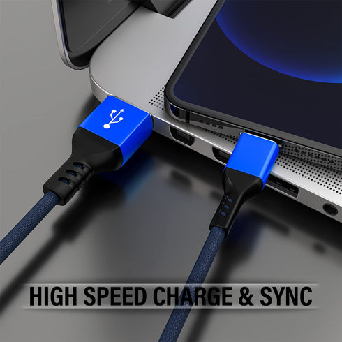 iPhone Charger Cable, Apple MFi Certified 4 Pack 6 FT Blue Long Lightning Fast Charging High Speed Data Sync USB Cable Compatible iPhone 14 13 12 ...