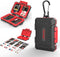 34 Slots Memory Card Case Wallet for 8 SD SDHC SDXC Card & 12 TF MicroSD Card & 1 Card Pin & 2 Nano SIM & 2 Micro SIM Card & 1 SIM Card & 4 CF or ...