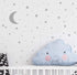 Moon and Stars Wall Decal Vinyl Sticker for Kids Boy Girls Baby Room Decoration Good Night Nursery Wall Decor Home House Bedroom Design YMX16 (Gra...