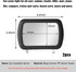 2 PCS Car Sun Visor Vanity Mirror, Clip On Auto Rear View Sun Visor Makeup Mirror, Vehicle Sun-Shading Cosmetic Mirror for Women Girls, Universal ...