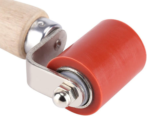 Rubber Hand Roller, 40mm Silicone High Temperature Resistant Seam Removable Hand Pressure Roller Roofing PVC Welding Tool for Air Heating Welding ...