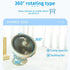 Rechargeable Clip Fan with LED Lights, Portable Powerful Clip Multifunctional Fan, Three Speed Mode, Adjustable Angle Fan,Fan with Warm Light, Amb...