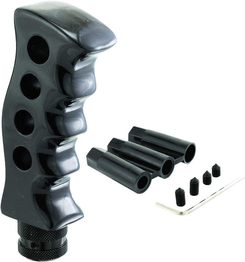 Abfer Handle Grip Shift Knob Unique Gear Stick Shifter Knobs Replacement Shifting Head Lever for Manual Automatic Vehicle Truck (Black)...