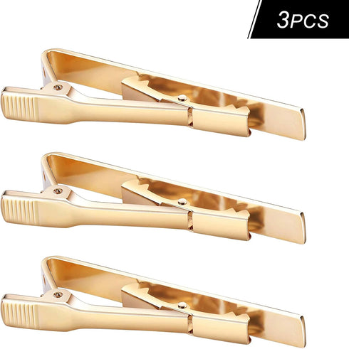 Roctee Tie Clips for Men, 3 Pack Men's Tie Clips Necktie Tie Bars Tie Pins for Men Accessories...