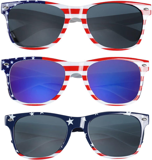 Giga Gud 4th of July USA Flag American America USA Flag Patriotic Sunglasses...