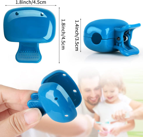 Toothbrush Cover Cap Toothbrush Coverings Clips Portable Toothbrush Protector Toothbrush Storage Head Cover for Bathroom Home Travel Toothbrush Ca...
