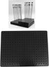 LQ Industrial Painting Stand Base 20 x 15.2x2.4cm(7.87x6x0.94inch) Color Clip Base Model Holder 14 x 19 Holes Alligator Clip Stick Set Modeling To...