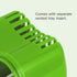 Denture Cup Bath Box Case with Strainer Basket, Dental Retainer Case Soaking Container Denture Cleaning Cup for Upper and Lower(Light Green)...
