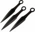 Ace Martial Arts Supply Ninja Stealth Black Throwing Knives with Nylon Case (Set of 3)...