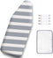 12.5 x 32 Inch Mini Ironing Board Cover with Iron Cover and Extra Thick Pad,Resists Scorching and Staining...