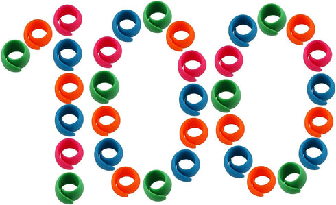 100pcs Thread Spool Savers/Spool Huggers - Prevent Thread Tails from Unwinding for Sewing and Embroidery Machine Thread Spools...