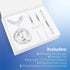 AquaSonic Power Bright Teeth Whitening 3-in-1 Kit | 2 Whitening Gel Syringes | 1 Blue LED Light Mouthpiece | 1 Whitening Pen | Easy Safe Fast Resu...