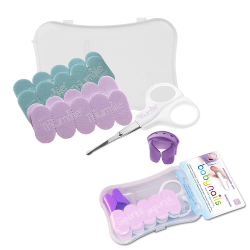 Baby Nails™ - The Wearable Baby Nail File I Mixed Pack with Scissors...