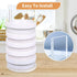 2 Pcs Acrylic Tumbler Lid Organizers,Storage Rack Water Bottle Lid Holder Vertical,Storage Up to 24 Cup Lid,Tumbler Lid Storage Rack for Kitchen C...