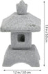 3pcs Chinese Lantern Pagoda Gray Statue Miniature Ornaments Sandstone Sculpture Asian Decor for Plant Pot Home Garden Yard Outdoor Micro Landscape...