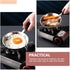 UPKOCH Small Egg Pan Frying Pan Skillet Non Stick Fry Pan Egg Pan Mini Omelet Pans Stainless Steel Pancake Maker Cookware Chef Pan Kitchen Oil Hea...