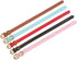 Basic Classic Padded Leather Pet Collars for Cats Puppy Small Medium Dogs (Large, Black)...