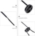10pcs No Sew Instant Buttons Plastic No- Sewing Buttons Easy Drawstring Threader Flexible Needle Drawstring Replacement Tool for Jackets Needle- S...