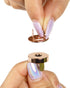 Mini Skater Magnetic Button Clasp Snaps for Sewing Craft Bag Clothing Scrapbooking No Tools Required, 6-Pack (18mm, Rose Gold)...