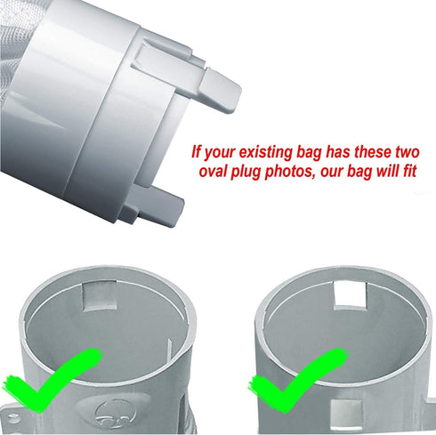 3 Packs All Purpose Debris Bag with Resin Zipper Opening Compatible with Polaris 360 380 Pool Vacuum Cleaner or Filter Parts...