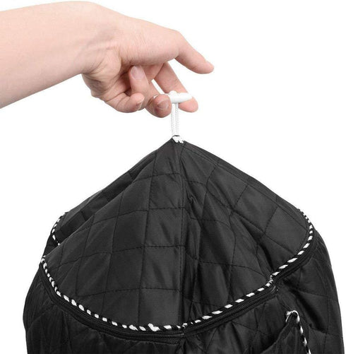 Air Fryer Cover Also for 6 Quart Instant Pot and Electric Pressure Cooker with Pocket, Dust-Proof Cover for Electric Appliance (Black)...