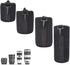 4PCS S M L XL Camera Lens Storage Bag,Portable Neoprene Black Elastic Shock Absorption DSLR Camera Lens Cover Storage Bag,4 Size Lens Pouch Set...