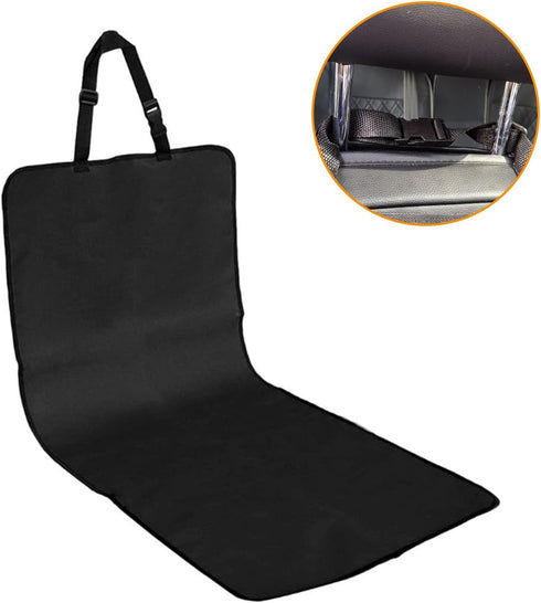 1 PC Car Safety Seat Cushion, Oxford Cloth Portable Anti-Slip Wear-Resistant Protective Pad, Foldable Easy-to-Storage Accessories, Compatible with...