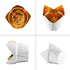 Party Hippo Gold Tulip Cupcake Liners Baking Paper Cups Holders Greaseproof Muffin Cases Wrappers for Wedding Birthday Party Baby Shower (White)...