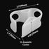 6 Pcs Plastic Tubing Clamps Adjustable Tube Clamp 0.472-0.708 Inch, 12-18 mm Flow Control Hose Clamp Tube Laboratory Pinch Valve Syphon Pipe Clamp...