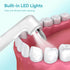 Tooth Polisher with 5 Replacement Heads and Clean Mode, Tooth Polisher Electric Professional USB Charging, IPX6 Waterproof for Adults & Kids White...