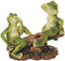 George S. Chen Imports SS-G-61041 2 Frogs on Seesaw Garden Decoration Collectible Figurine Statue Model...