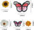 42pcs Embroidered Flowers Butterfly Iron on Patches Sunflower Daisy Patch for Clothing Sew on Patches Set for Jackets Jeans Bags Clothes Arts Craf...