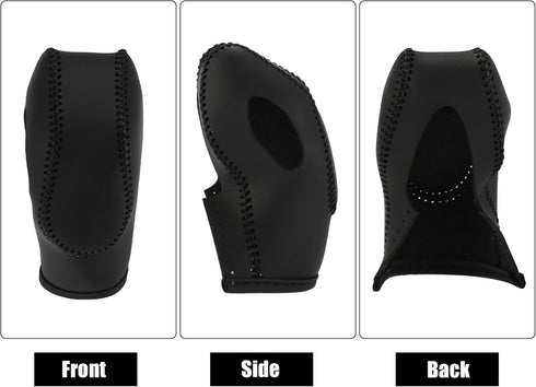 X AUTOHAUX Car Faux Leather Gear Shift Knob Cover for Ford Focus Escape Fusion Fiesta Transit Van Black...